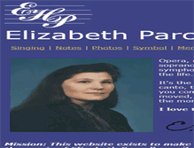 Tablet Screenshot of elizabethparcells.com